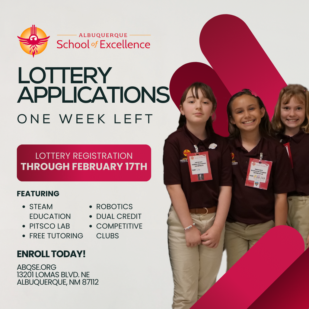 Lottery applications only have one week left!