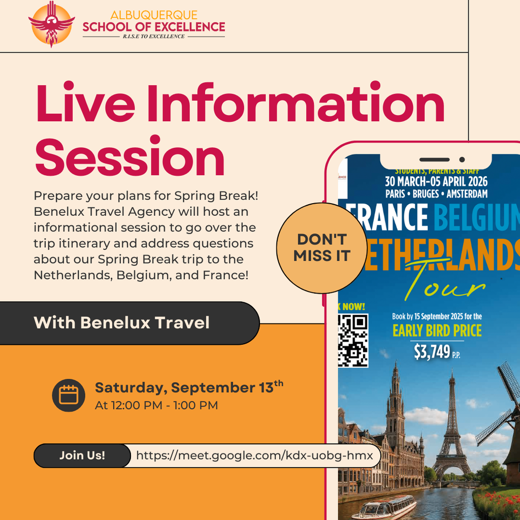Live Information Session for Spring Break Trip