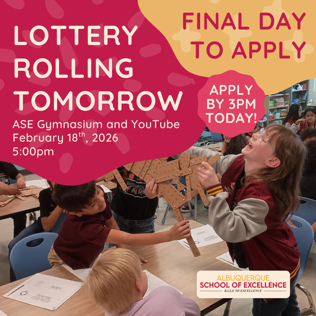 Lottery TOMORROW! Apply now!