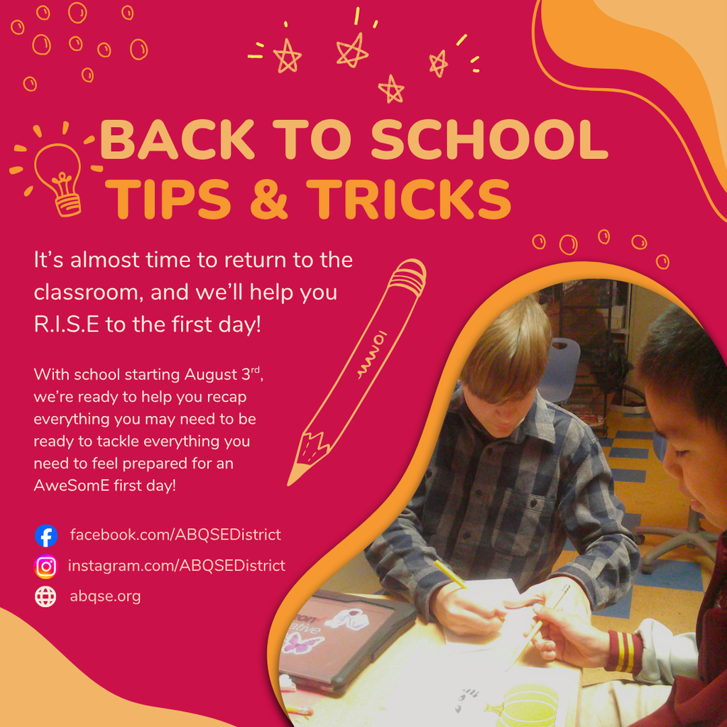 Back to School Tips & Tricks Coming Soon!