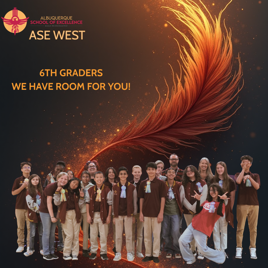 ASE WEST 6th Gradrers we have room for you!