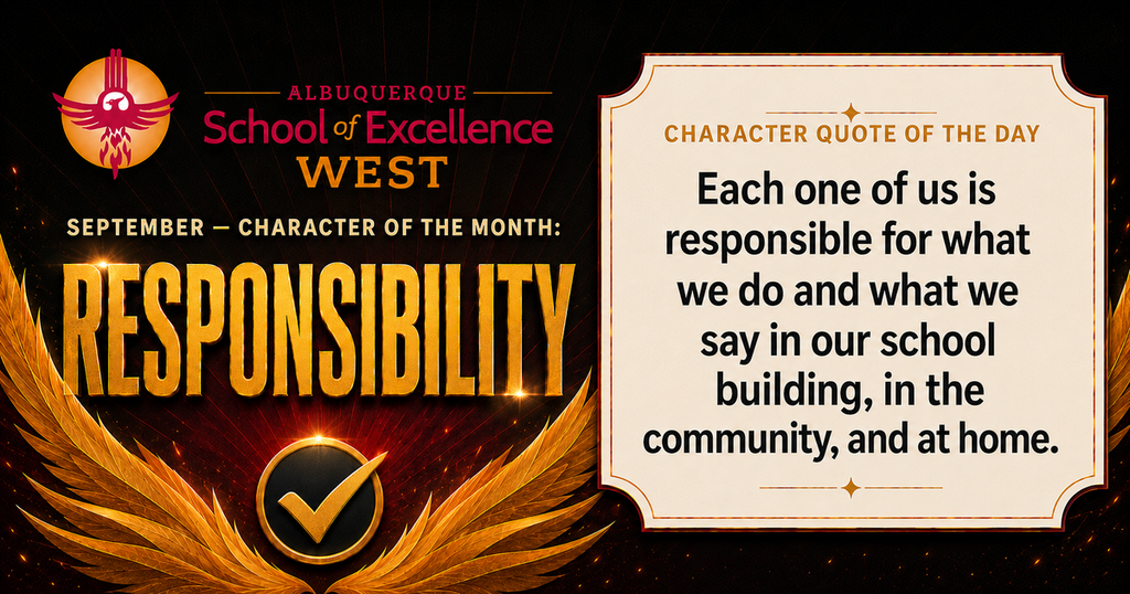 ASE WEST CHARACTER OF THE MONTH