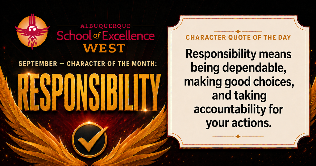 Character of the Month quote