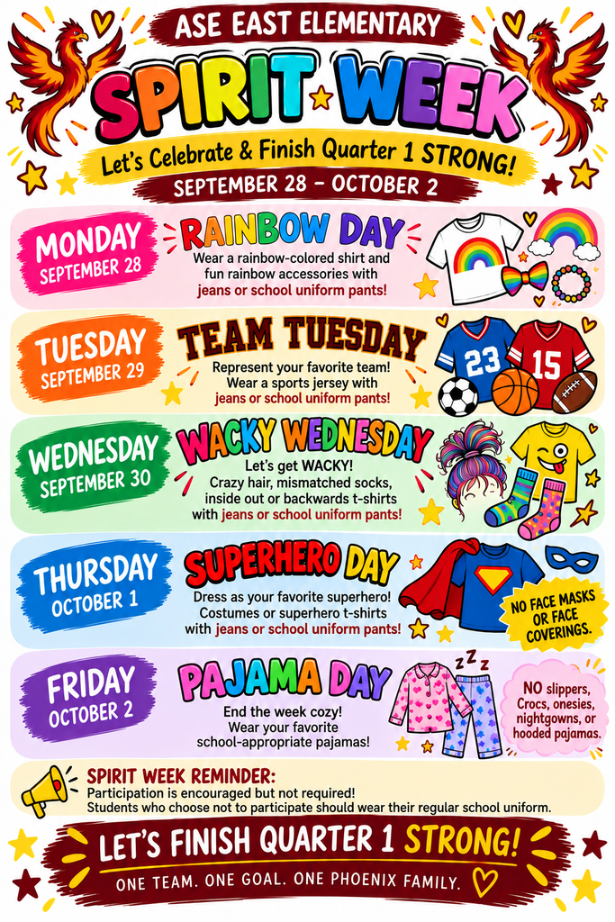 ELEMENTARY Spirit Week