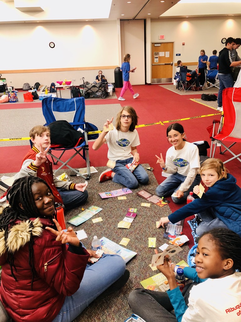 ASE Science Olympiad team having fun between rounds