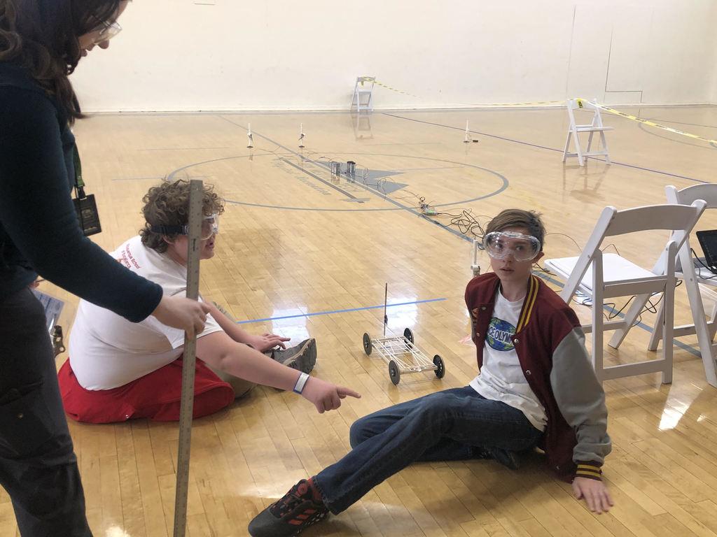 ASE Science Olympiad with their wheeled vehicle