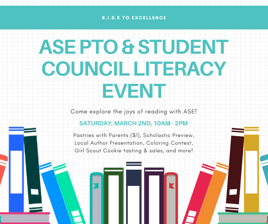 ASE PTO & Student Council Literacy Event