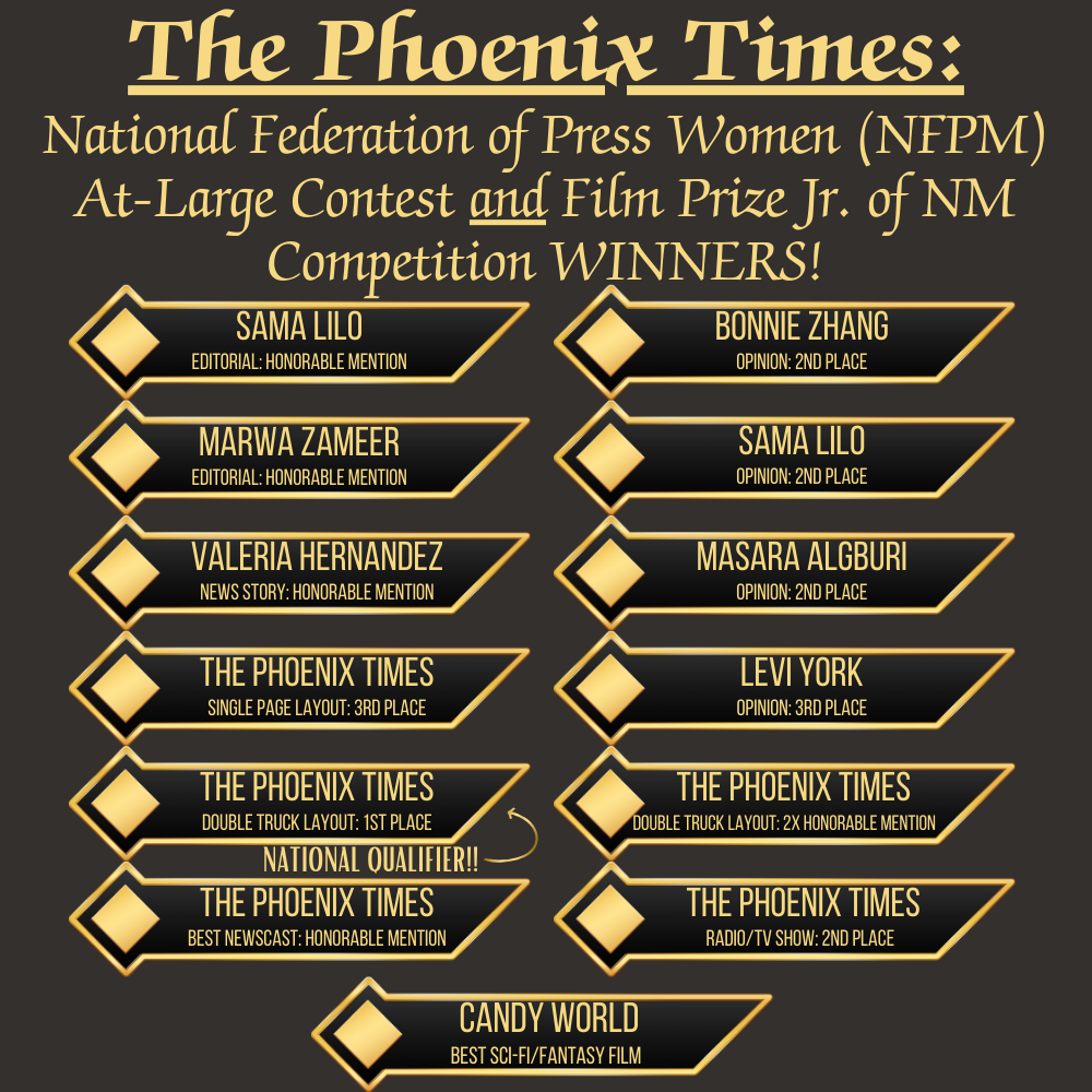 Phoenix Times Winners