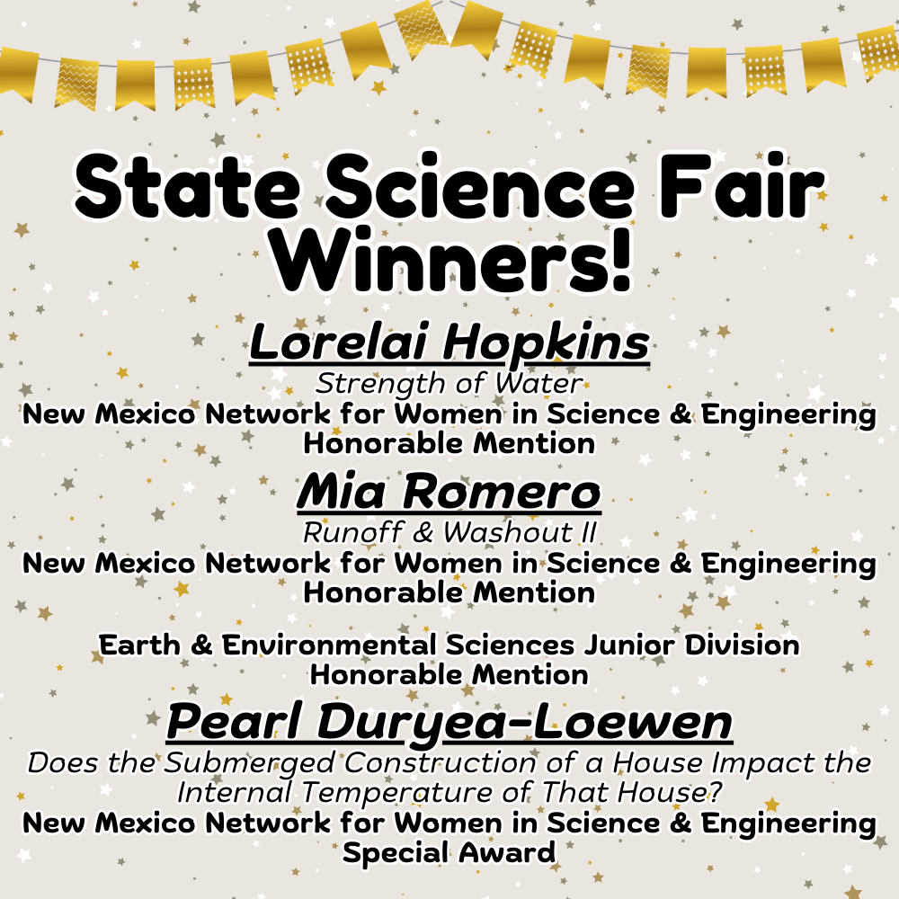 State Science Fair Winners!