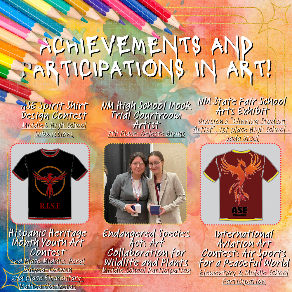 Achievements and Participation in art!