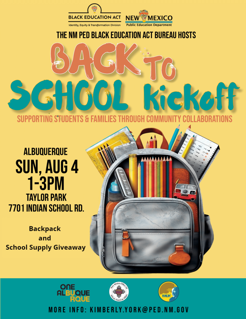 NMPED Black Education Act Bureau hosts Back to School kickoff