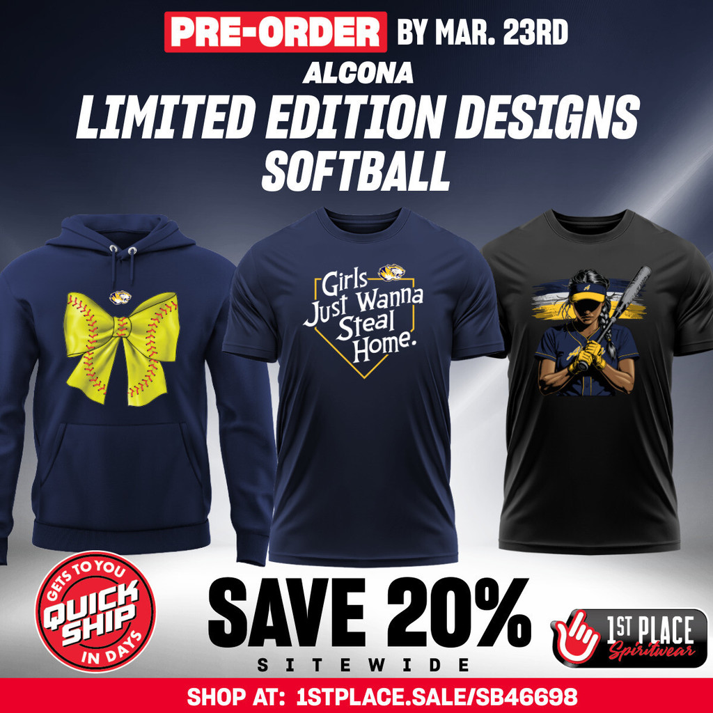 Literally something for everyone! So many designs to choose from. Don't want it to say softball? Check out some of the other Alcona Tigers designs as well.