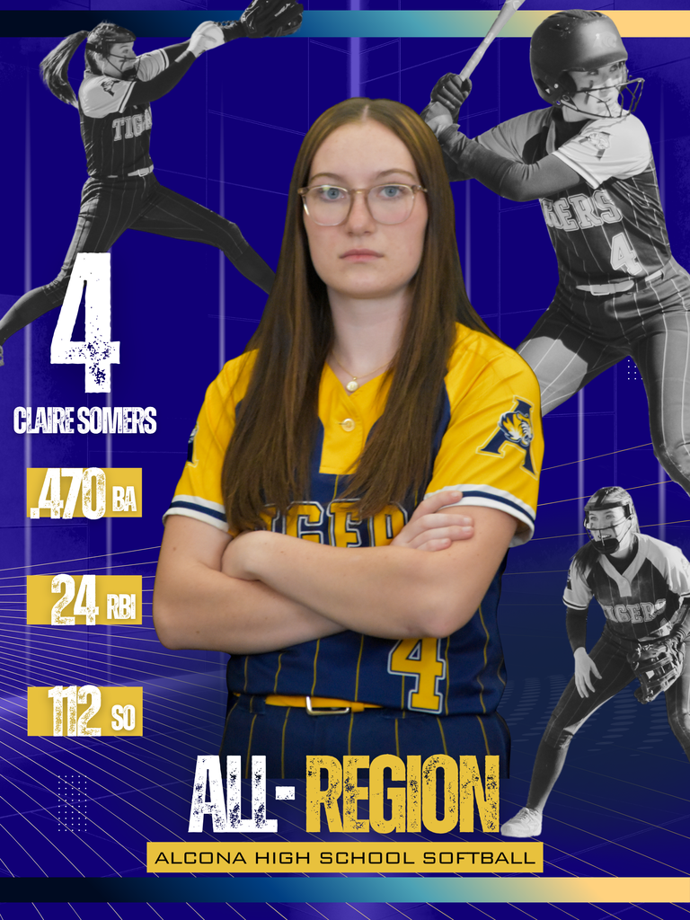 Claire Somers All-Region Division 4 Softball
