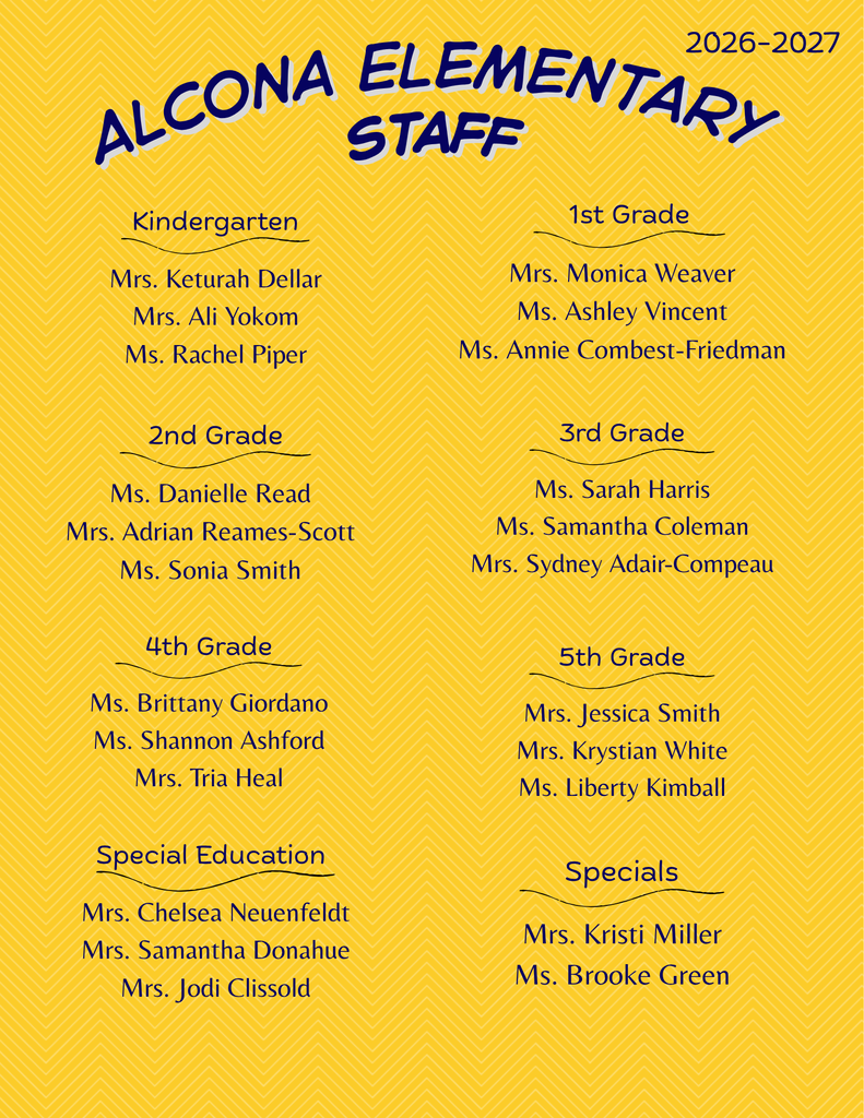 Staff List 2026