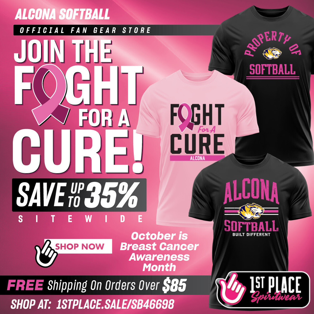 October is Breast Cancer Awareness Month. Get your Pink Out gear here!