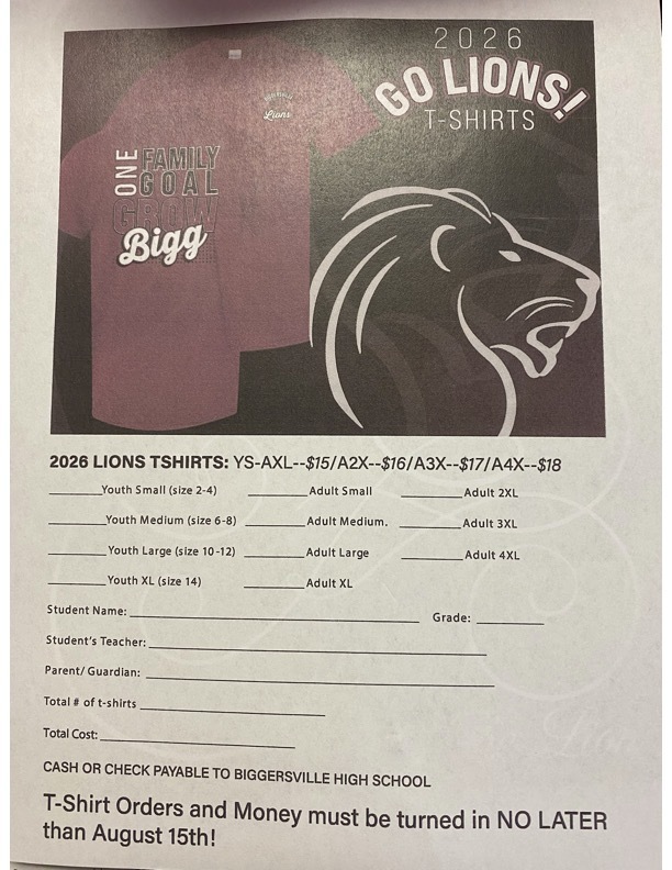 Biggersville tshirts
