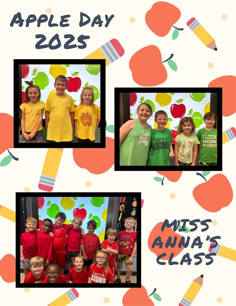 1st grade apple day