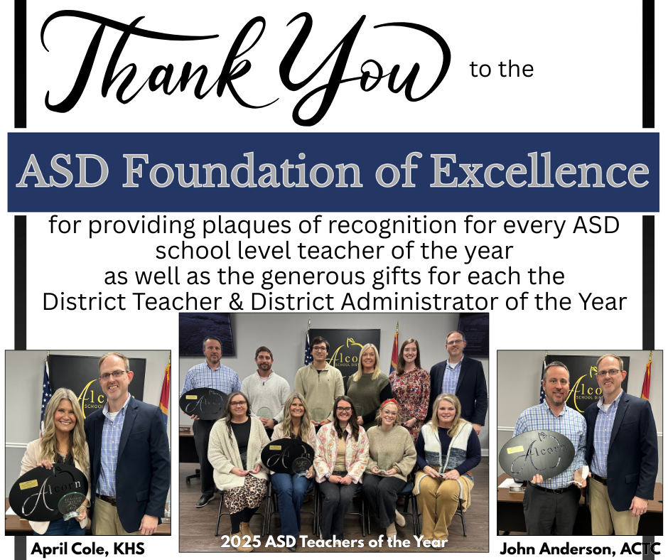 ASD Foundation Thanks