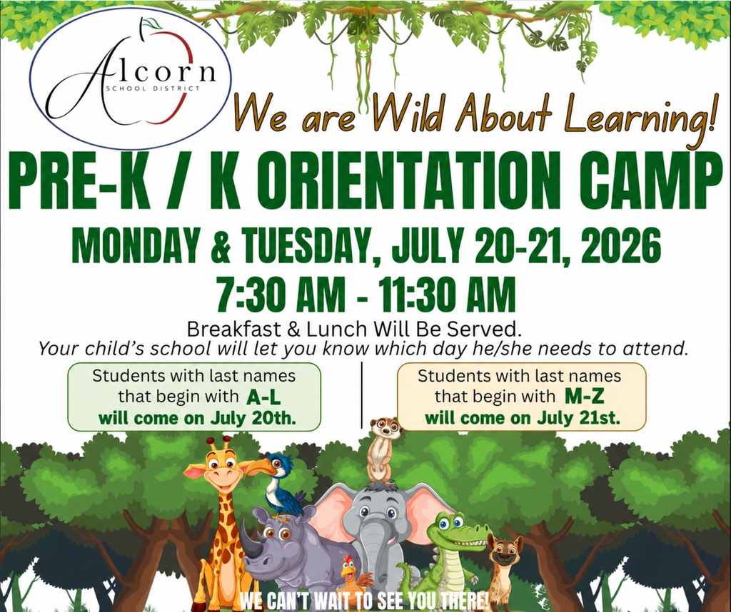 Pre K and K students with last names that begin with A-L will attend on 7/20 and students with last names that begin with M-Z will attend on 7/21. 