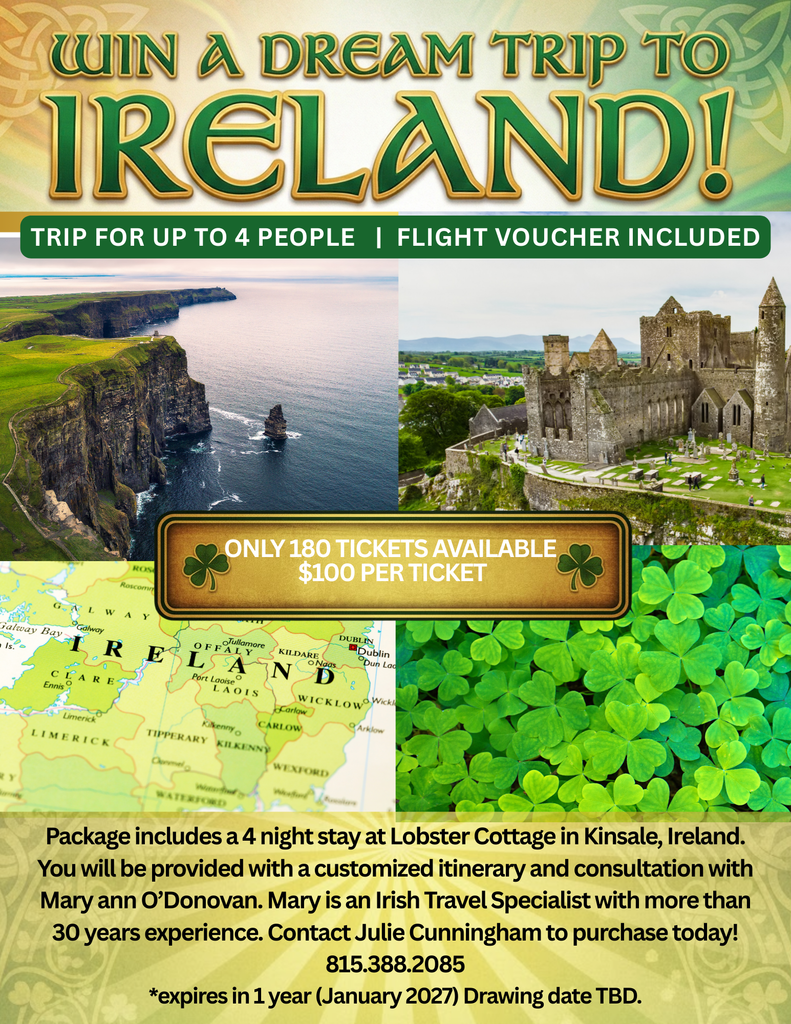 Win a trip to Ireland!
