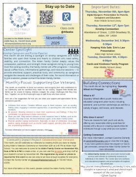 Family Center Events November 2025