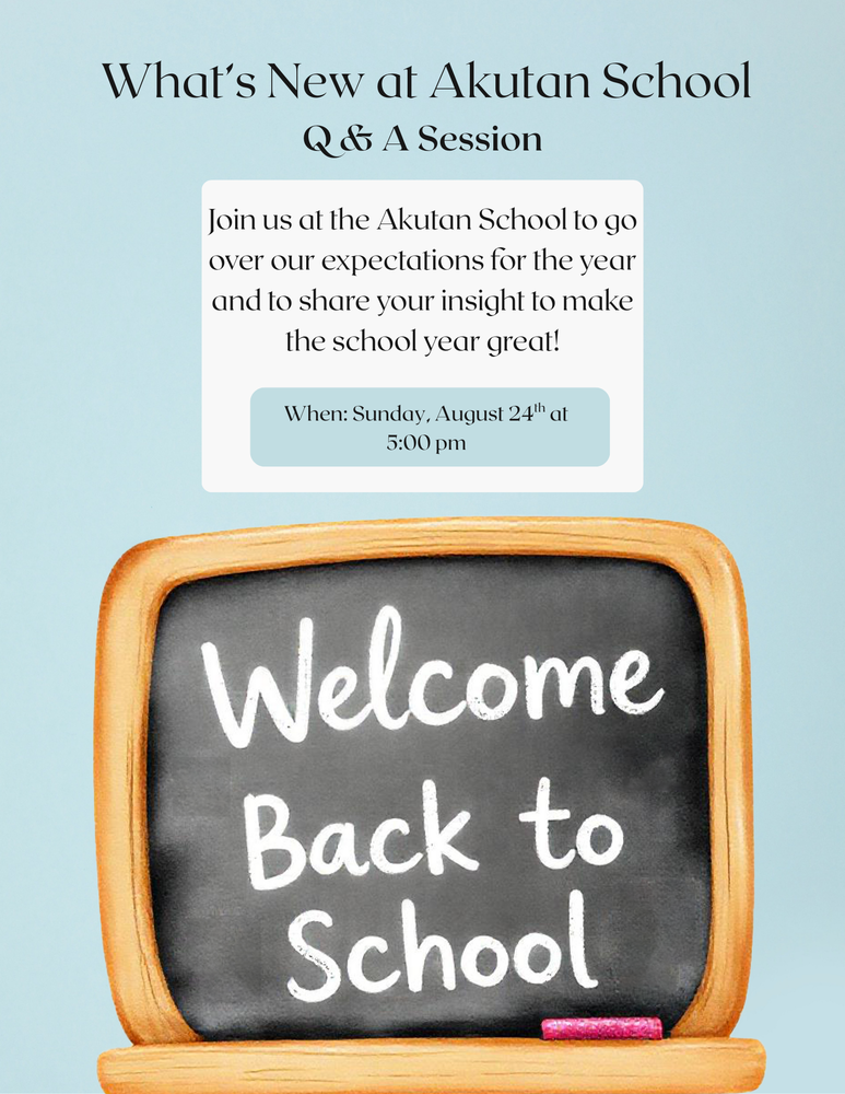 Welcome Back to School