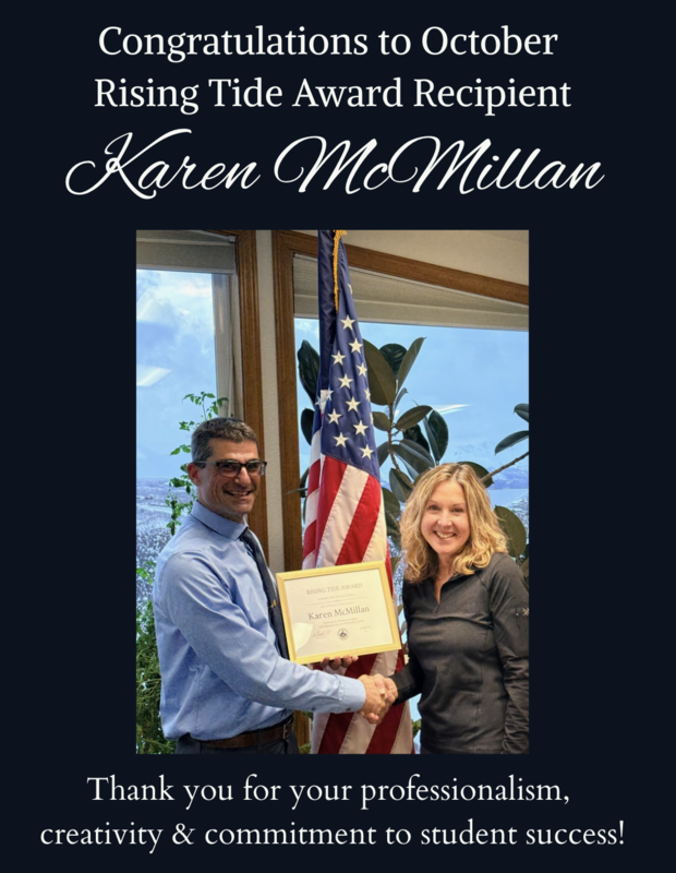 Congratulations Karen McMillan!