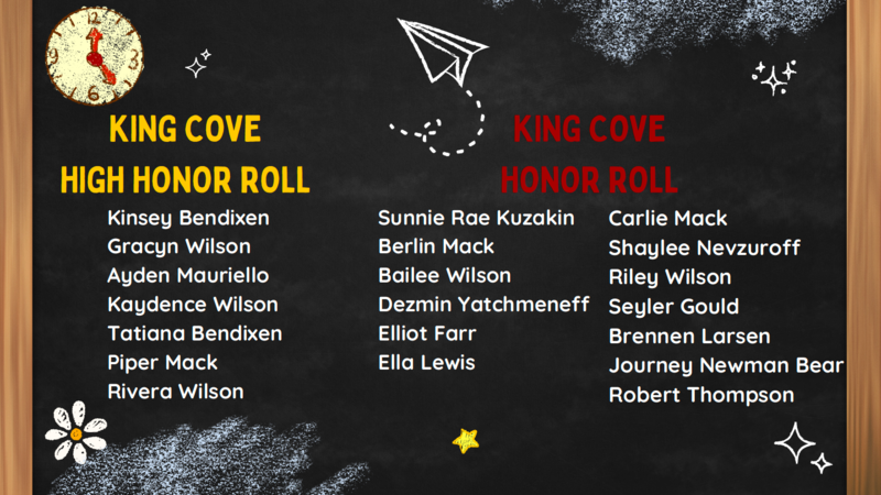 King Cove Honor Roll