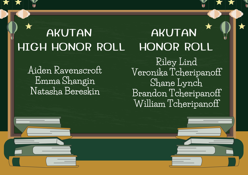 Akutan Honor Roll