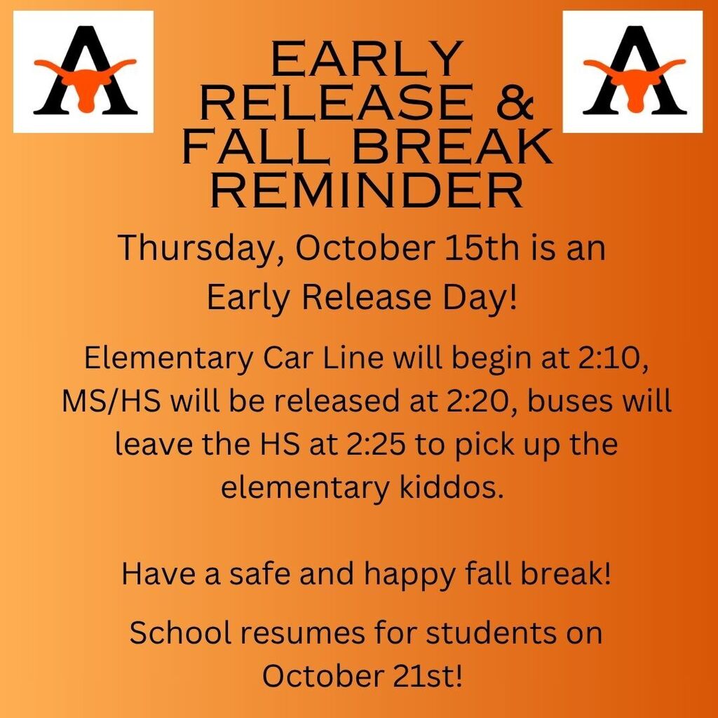fall break notice