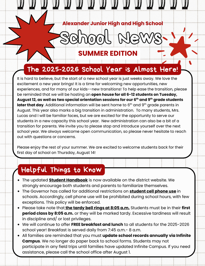 July Communication