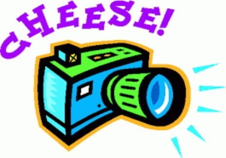 Graphical camera with the word cheese above it.