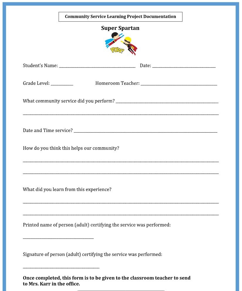 Service Learning Project