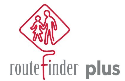 logo for routefinder transportation system