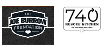 Joe Burrow Foundation and 740 Rescue Kitchen logo's