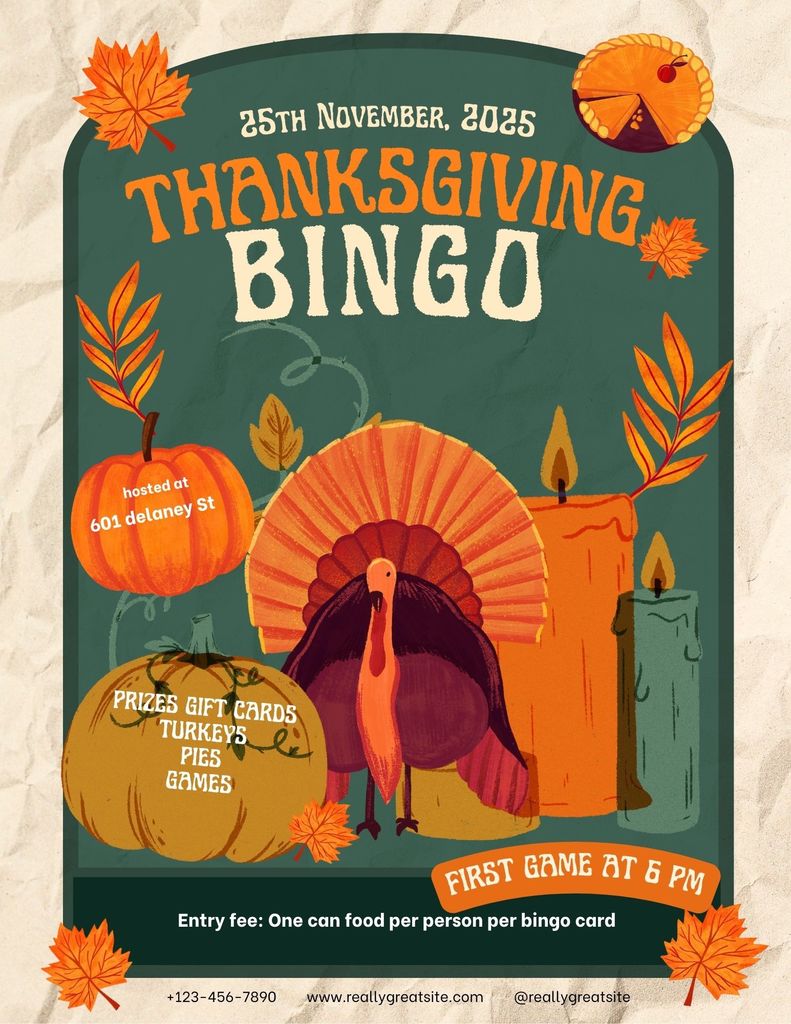 Thanksgiving Bingo