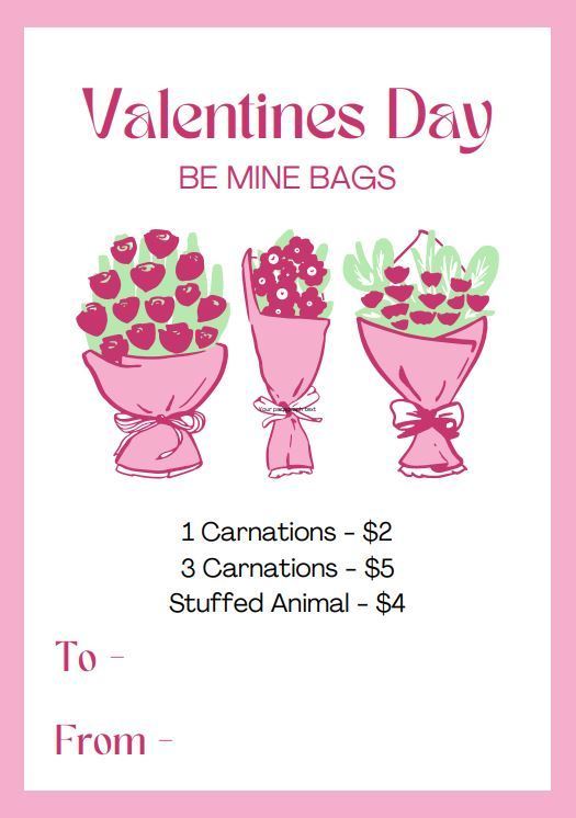 Valentines Day Order Forms