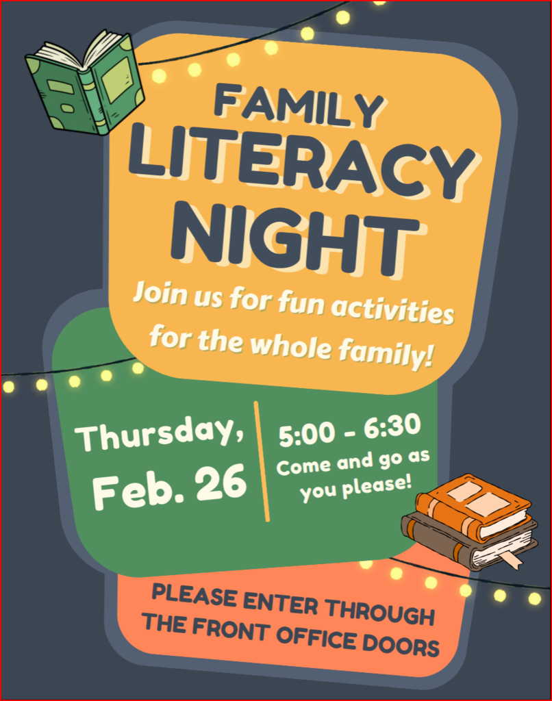 Family Literacy Night! Feb. 26