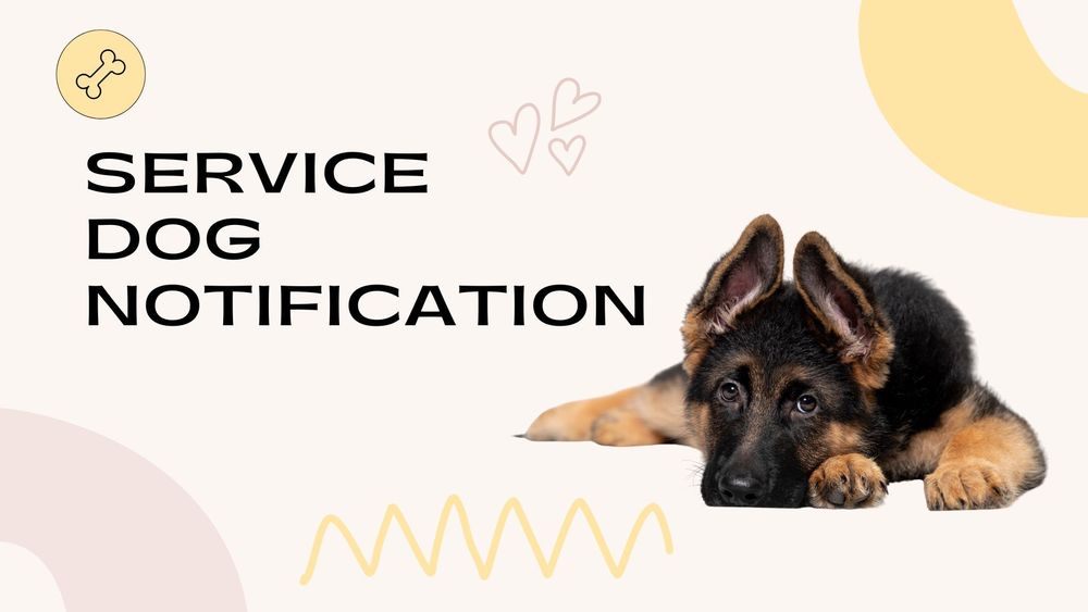 Service Animal-Family Letter