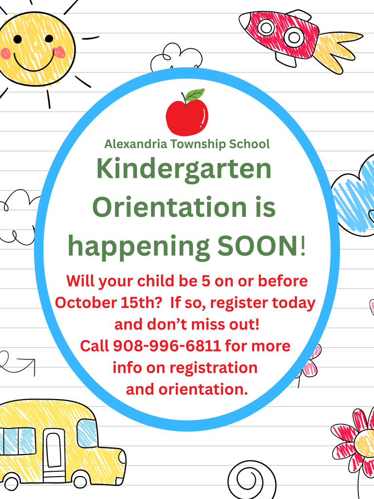 Kindergarten orientation is happening soon, register today!