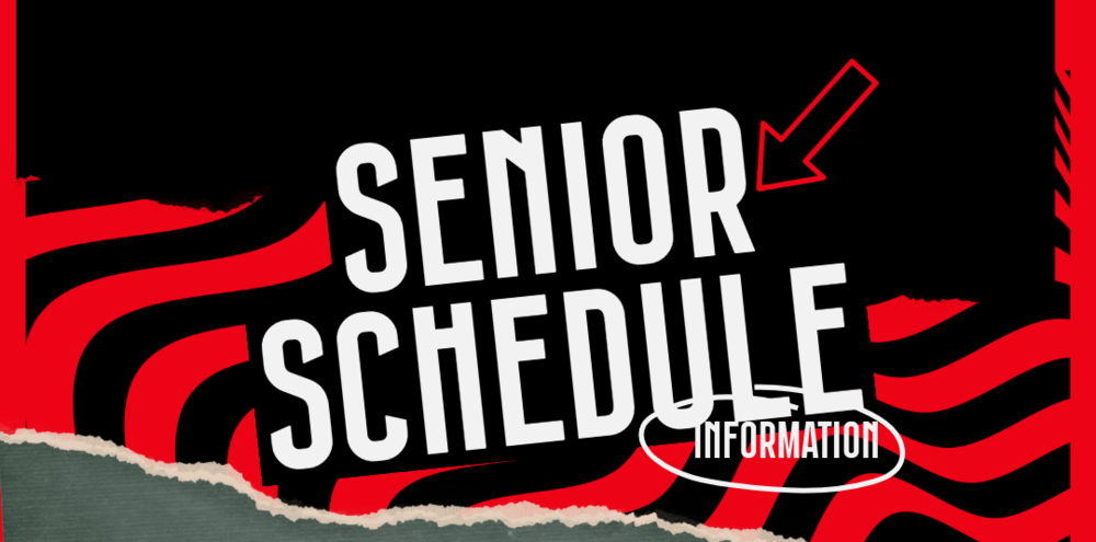 Senior end schedule 2026