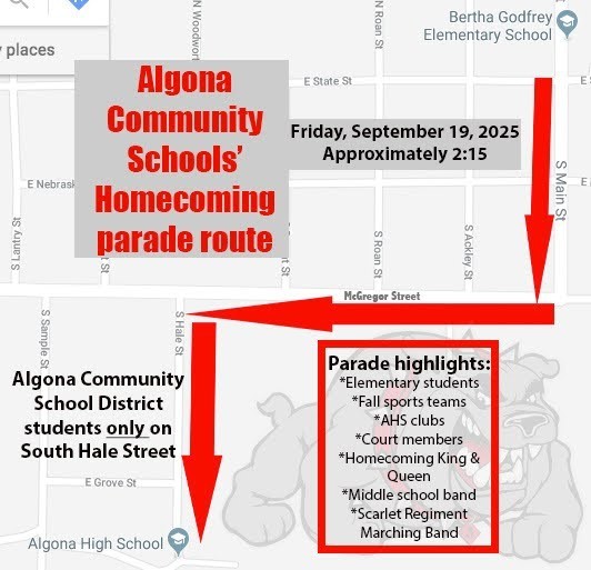 HOCO Parade Route 2025