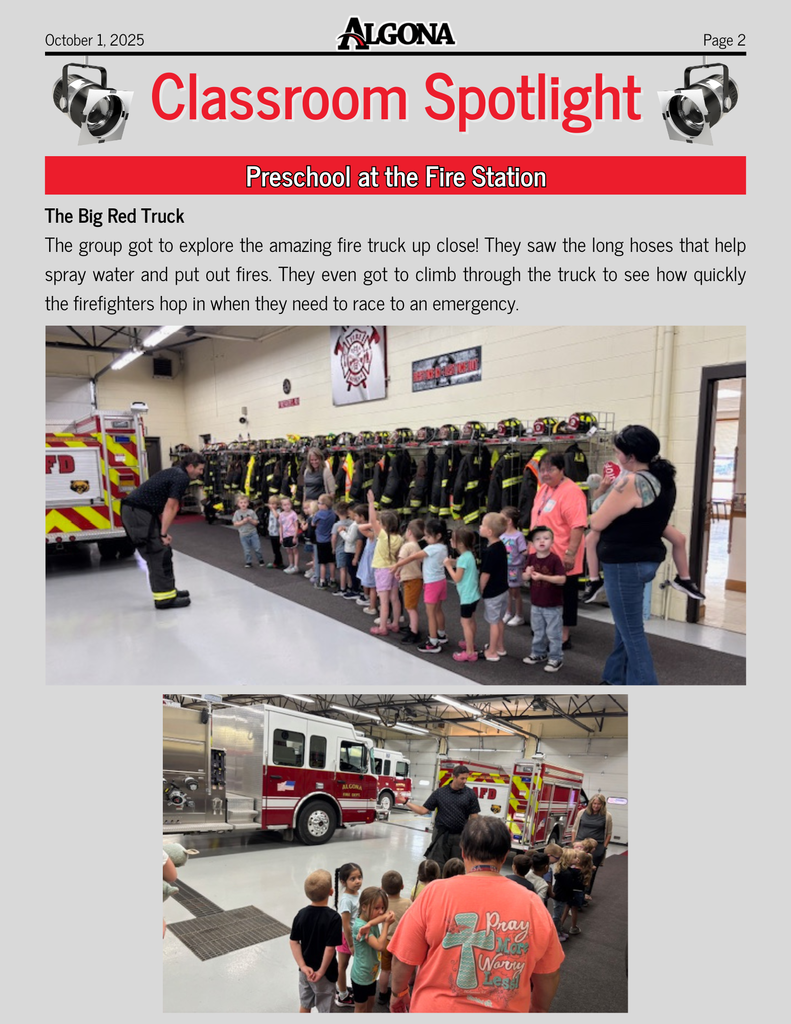 Preschool at the fire station