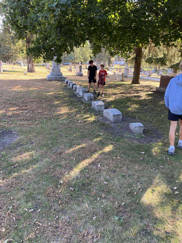 Middle School Cross Country at Cemetery