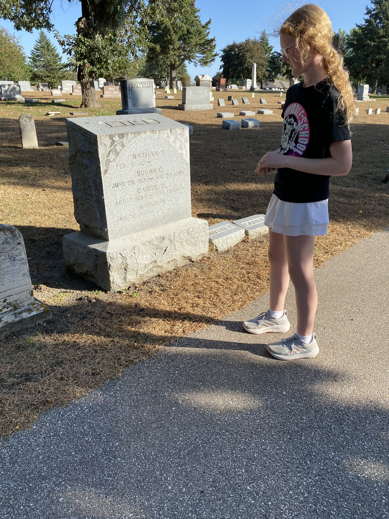 Middle School Cross Country at Cemetery