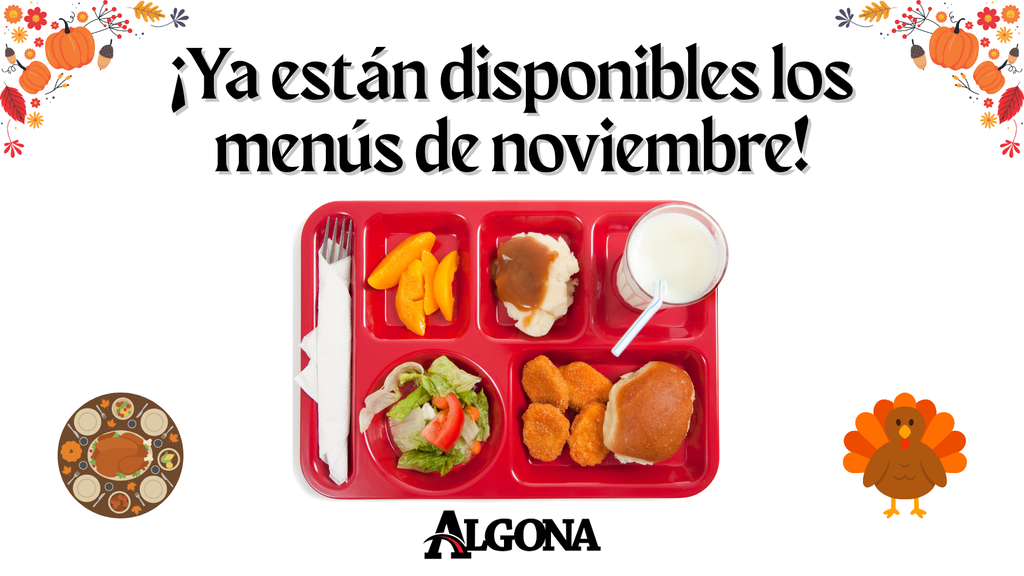 November menus are now available