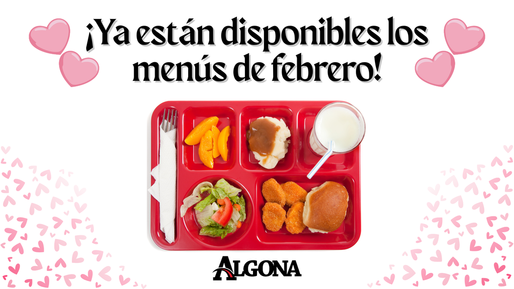 February Menus now available