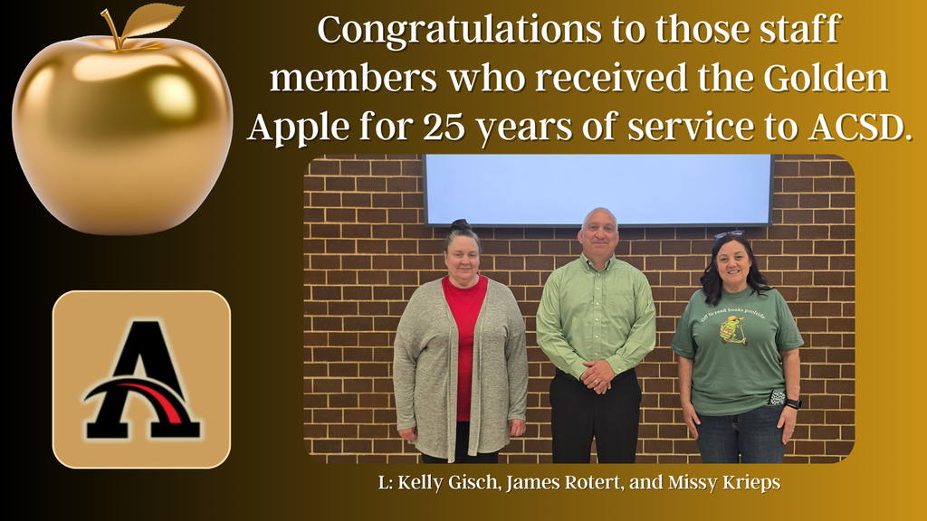 3 staff members earn Golden Apples