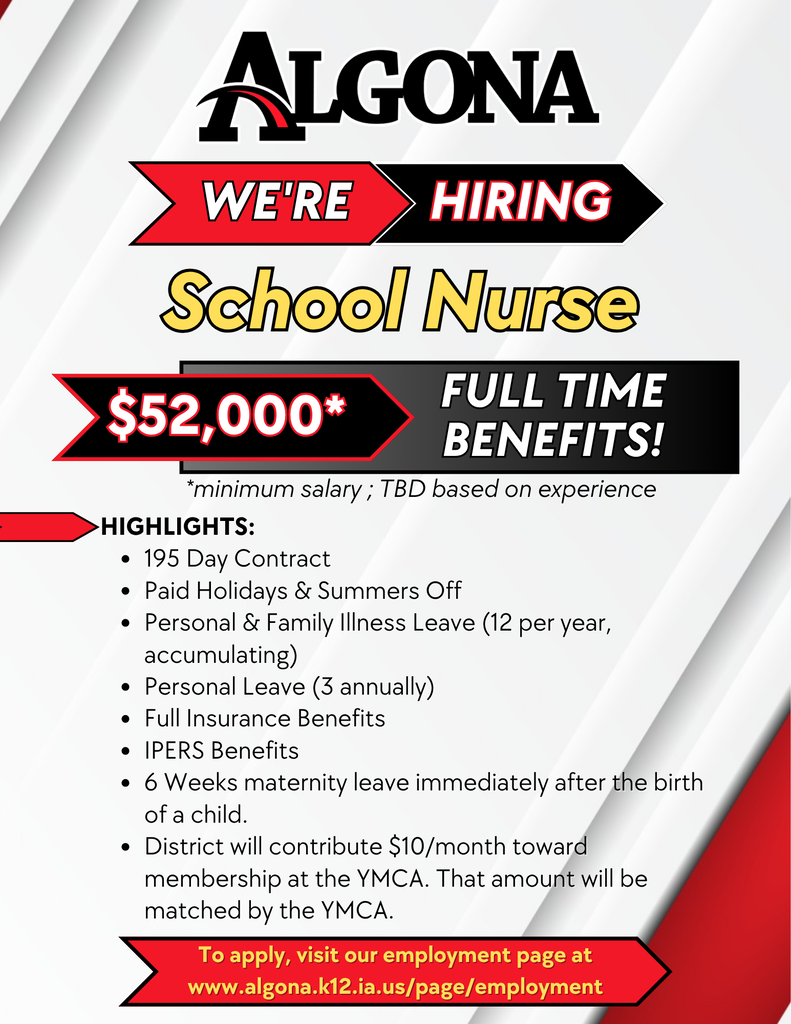 School Nurse Opening