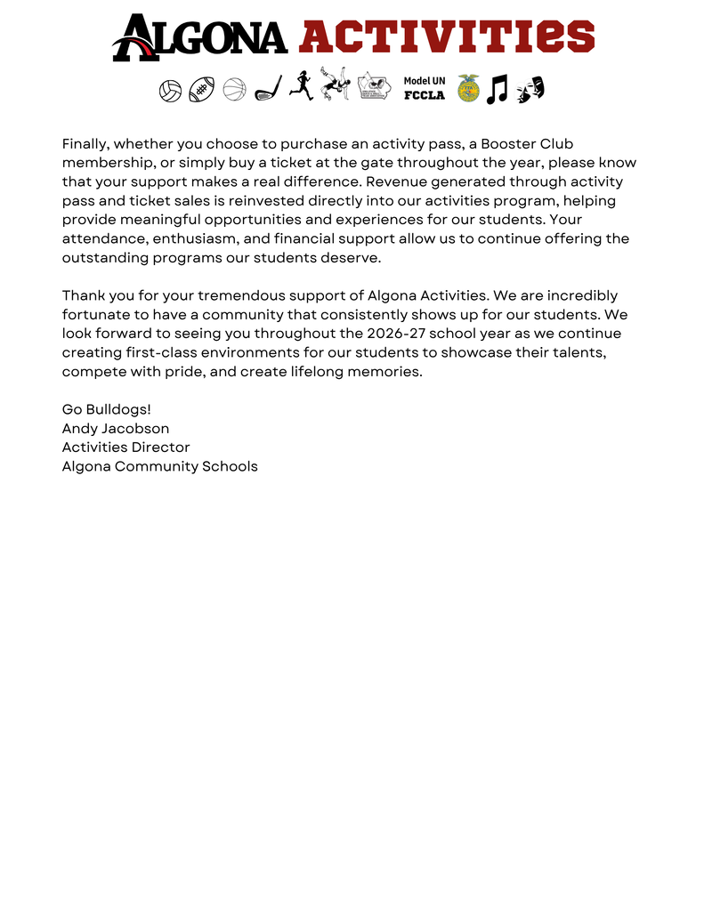 Activity Pass Info 2